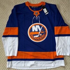 Adidas Authentic PRIMEGREEN New York Islanders Blue Home Blank Jersey 60 3XL